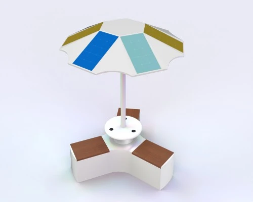 PV benches: Custom-made to order, unlocking a new green leisure experience